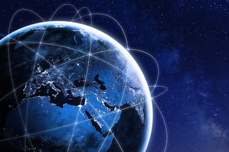 Person on smartphone